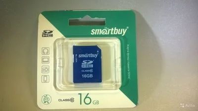 Лот: 11844586. Фото: 1. Карта памяти SDHC 16GB Smartbuy... Карты памяти