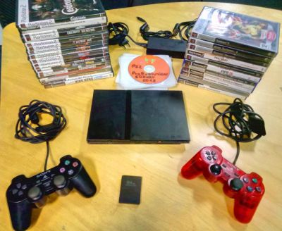 Лот: 10053210. Фото: 1. Комплект Sony Playstation 2... Игровые приставки, консоли