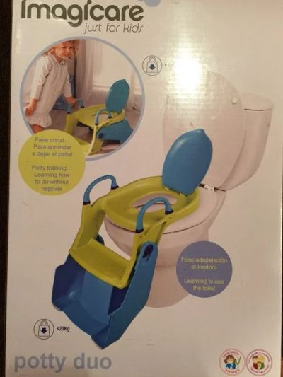 Лот: 4855586. Фото: 1. Imagicare Potty Duo, горшок-адаптер... Ванночки, сиденья, горшки