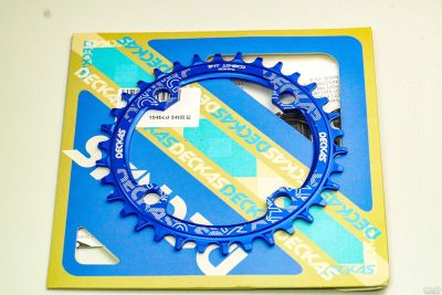 Лот: 17408592. Фото: 1. Звезда NW Deckas 104BCD 34т blue. Запчасти