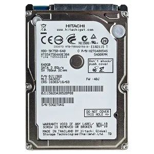 Лот: 4365248. Фото: 1. 2.5" HDD Hitachi 640GB SATA-II... Жёсткие диски (HDD)