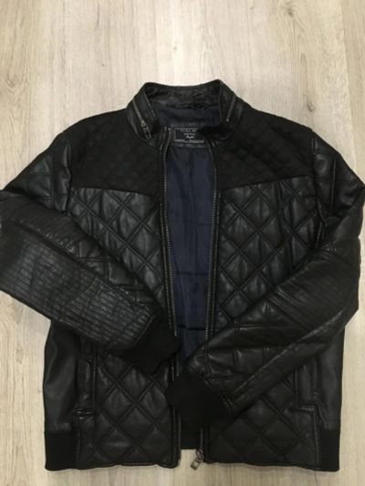 Лот: 10596583. Фото: 1. Куртка мужская Zara кож зам, р... Верхняя одежда