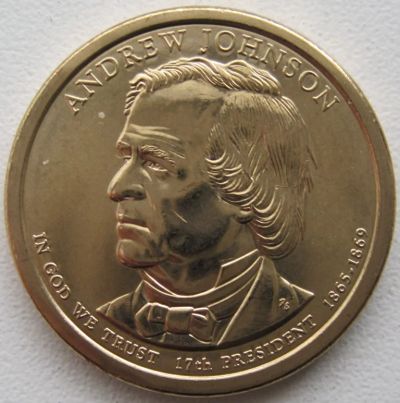 Лот: 6724553. Фото: 1. США 1 доллар 2011. 17-й президент... Америка