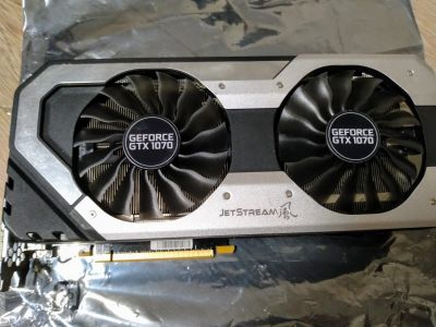 Лот: 17361341. Фото: 1. Palit GTX 1070 JetStream 8GB. Видеокарты