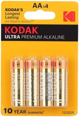 Лот: 24526118. Фото: 1. Батарейка Kodak LR6-4BL Ultra... Батарейки, аккумуляторы, элементы питания