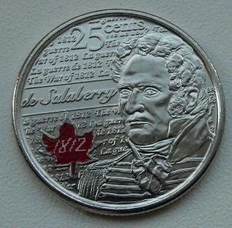 Лот: 3033545. Фото: 1. Канада 25 центов 2013 Шарль де... Америка
