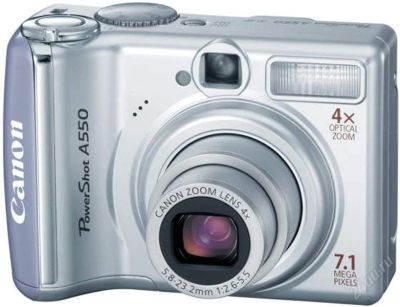 Лот: 823117. Фото: 1. CANON POWERSHOT A550. Цифровые компактные
