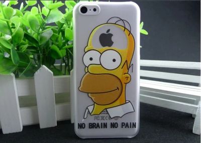 Лот: 5457479. Фото: 1. Прозрачный чехол накладка Simpsons... Чехлы, бамперы