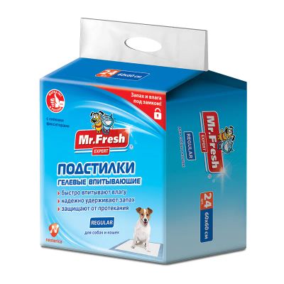 Лот: 24834769. Фото: 1. Mr.Fresh Expert Regular подстилки... Миски, лотки, наполнители