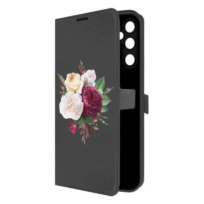 Лот: 25051112. Фото: 1. Чехол Krutoff Eco Book "Цветочная... Чехлы, бамперы