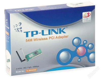 Лот: 2697196. Фото: 1. TP-LINK 54M Wireless PCI Adapter... WiFi, Bluetooth адаптеры