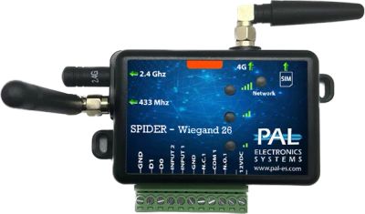 Лот: 9710003. Фото: 1. Spider Wiegand 26 GSM+BT 4G контроллер... Ворота, заборы, шлагбаумы