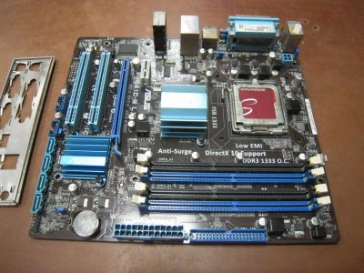Лот: 10148338. Фото: 1. Материнская плата Asus P5G41C-M... Материнские платы