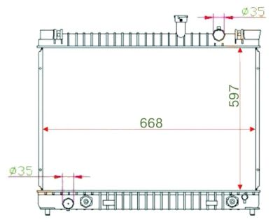 Лот: 3713547. Фото: 1. Радиатор nissan armada/titan/qx56... Двигатель и элементы двигателя