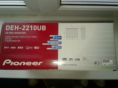 Лот: 11417670. Фото: 1. Pioneer Deh-2210ub. Автомагнитолы