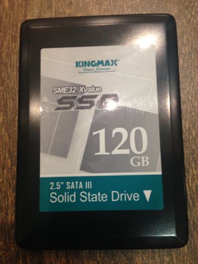 Лот: 11726097. Фото: 1. Почти новый 120 ГБ SSD-накопитель... SSD-накопители