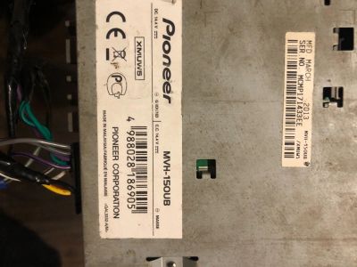 Лот: 16881463. Фото: 1. Магнитола Pioneer mvh-150ub. Автомагнитолы