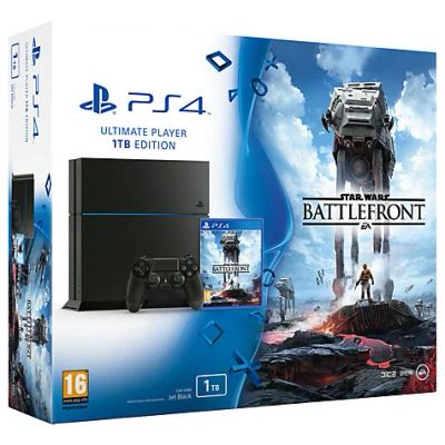 Лот: 7064357. Фото: 1. Sony PlayStation 4 + Star Wars... Игровые приставки, консоли