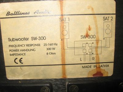 Лот: 7191641. Фото: 1. Пассивный саб Baltlines Audio... Пассивные акустические системы