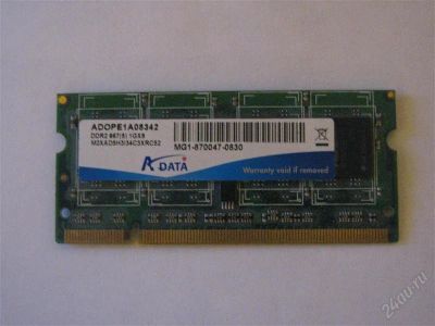 Лот: 1356015. Фото: 1. SO-DIMM DDR II 1024MB. Оперативная память