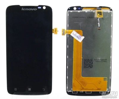 Лот: 12056993. Фото: 1. Дисплей Lenovo S820 в сборе с... Дисплеи, дисплейные модули, тачскрины