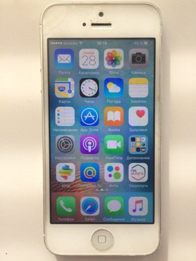 Лот: 11263169. Фото: 1. iPhone 5 32gb. Смартфоны