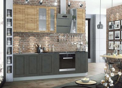 Лот: 14383124. Фото: 1. Модульная кухня Капри (камень... Кухонные гарнитуры