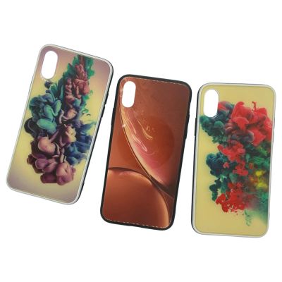 Лот: 25239795. Фото: 1. Чехол iPhone X/XS Glass Абстракция. Чехлы, бамперы