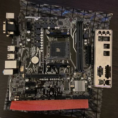 Лот: 19973210. Фото: 1. Мат. палата Asus B350M-K Не исправна. Материнские платы