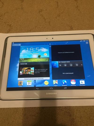 Лот: 11226415. Фото: 1. Планшет Samsung GT-N8000 белый. Планшеты