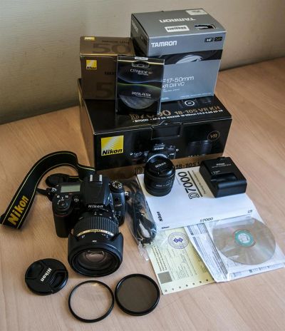 Лот: 3068735. Фото: 1. Nikon d7000 + обьектив. Цифровые зеркальные