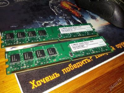 Лот: 2330137. Фото: 1. Apacer 2gb Kit DDR-2 PC6400. Оперативная память