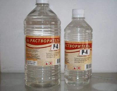 Лот: 12943457. Фото: 1. Растворитель Р-4 0,5л /12/ Красноярск. Краски, лаки, растворитель