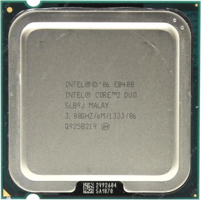 Лот: 10634903. Фото: 1. Процессор Intel Core 2 Duo E8400. Процессоры