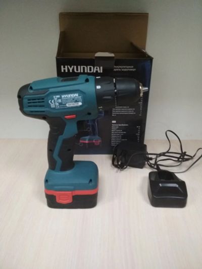 Лот: 12316623. Фото: 1. Шуруповерт Hyundai A 1201. ID4070... Электроинструмент