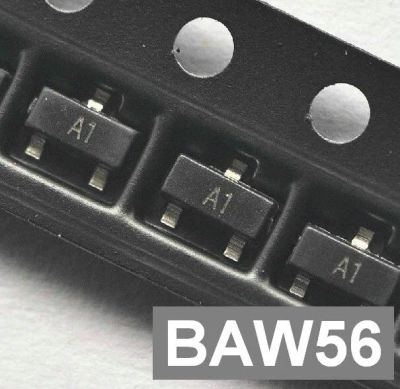 Лот: 10881731. Фото: 1. Диод BAW56 в корпусе SOT-23. Транзисторы