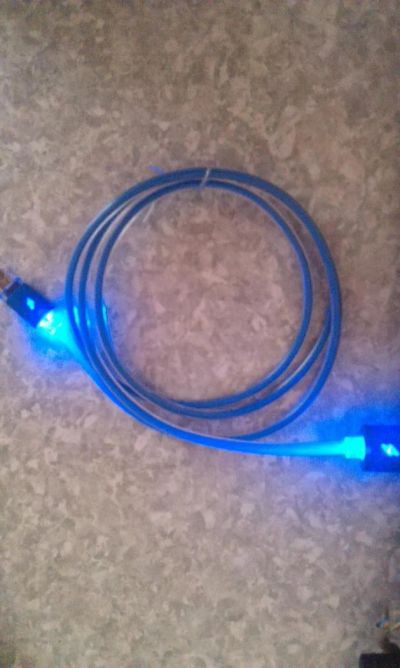Лот: 5389115. Фото: 1. Дата кабель MicroUSB c подсветкой... Дата-кабели, переходники