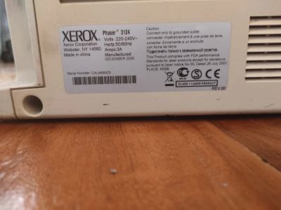 Лот: 25512033. Фото: 1. Принтер xerox phaser 3124. МФУ и копировальные аппараты