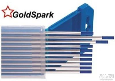 Лот: 17426837. Фото: 1. Вольфрам GoldSpark WY-20 d=1,6мм... Электроды, проволока для сварки