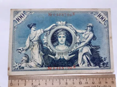 Лот: 25410532. Фото: 1. Германия 100 Марок ,1908 год,. Германия и Австрия