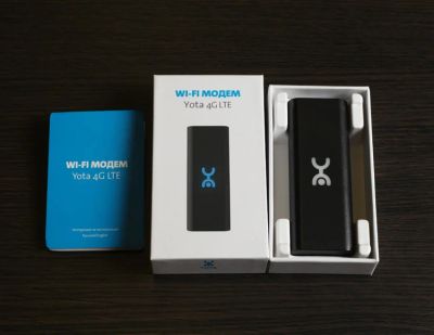 Лот: 4897577. Фото: 1. Wi-Fi модем Yota 4G LTE. Работает... Беспроводные модемы