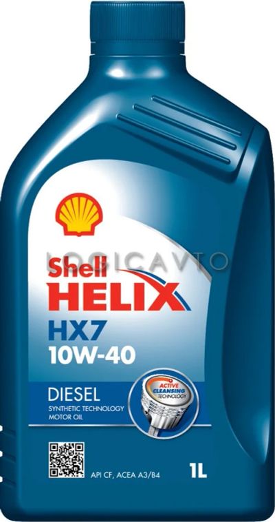 Лот: 4964842. Фото: 1. Shell Helix Diesel HX7, 10W-40... Масла, жидкости