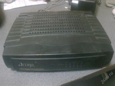 Лот: 777779. Фото: 1. Свитч Acorp model: sw5p-10005х1000mb... Маршрутизаторы (роутеры)