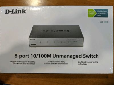 Лот: 18283744. Фото: 1. D-link DES-1008D. Коммутаторы