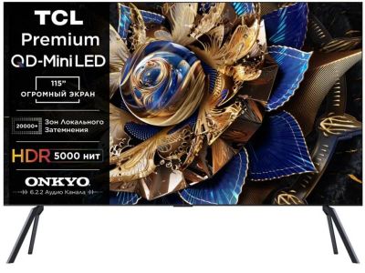 Лот: 25334047. Фото: 1. QLED телевизор TCL 115X955 4K... Телевизоры
