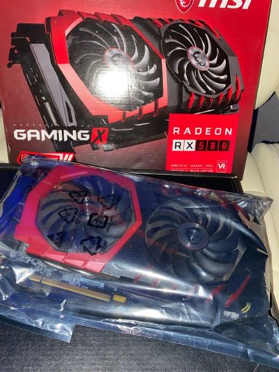 Лот: 17182410. Фото: 1. AMD MSI Radeon RX 580 Gaming X... Видеокарты