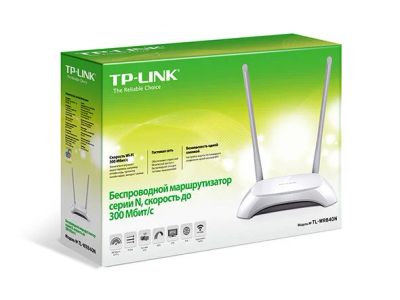 Лот: 10243216. Фото: 1. Маршрутизатор TP-LINK TL-WR840N... Маршрутизаторы (роутеры)