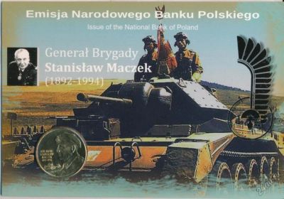 Лот: 5881891. Фото: 1. Польша 2003 2 злотых генерал Станислав... Европа