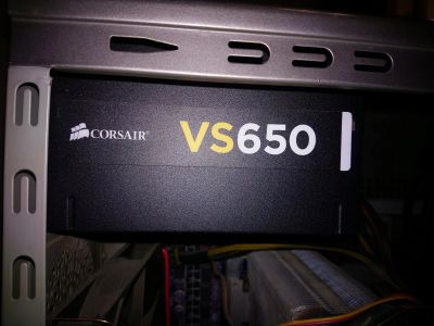 Лот: 15768665. Фото: 1. Блок питания Corsair VS650. Корпуса, блоки питания