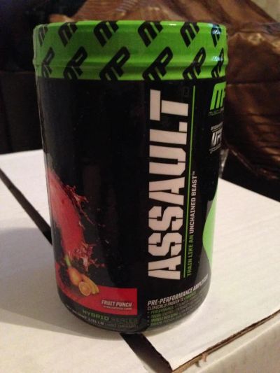 Лот: 4130777. Фото: 1. MusclePharm Assault 460 гр. от... Спортивное питание, витамины